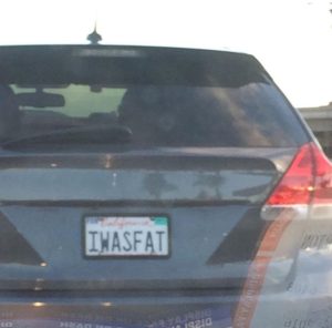 IWASFAT License Plate