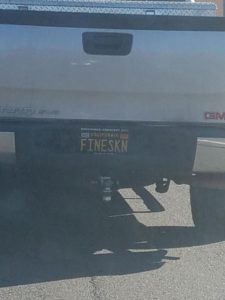 FINESKN License Plate